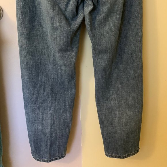 Cosmic Blue Love "Adrianne" Distressed Boyfriend Jeans, Size 31, True-to-Size - Picture 6 of 10